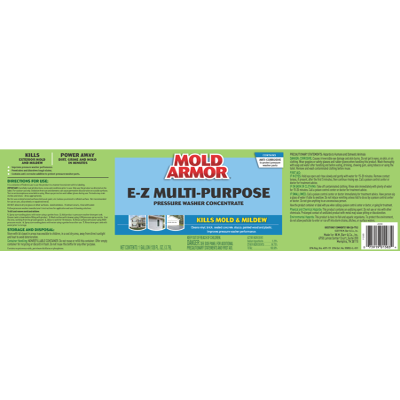 Mold Armor E-Z Multi-Purpose Pressure Washer Concentrate, 1 Gallon